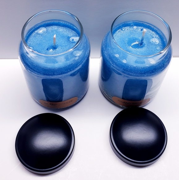 ISLAND BREEZE -A Cheerful Giver Baby Jar Single Wick Candle, 6 oz (2 pack) - Picture 2 of 8